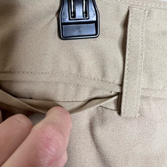 Larry Levine Trouser Pants 8 Womens Curvy Fit Hourglass Khaki Work Career Office - Picture 5 of 11